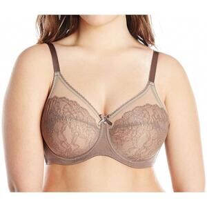 NEW WACOAL retro chic full figure underwire bra in toast